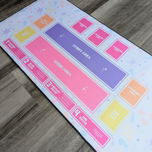 truly nerdy playmat for my little pony trading card game from kayou magic the gathering applejack fluttershy rainbow dash rarity pinkie pie princess twilight sparkle